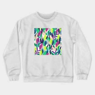 Colorful leaves illustration Crewneck Sweatshirt